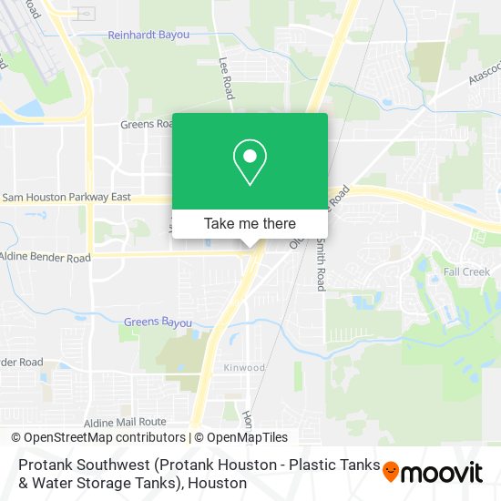 Mapa de Protank Southwest (Protank Houston - Plastic Tanks & Water Storage Tanks)