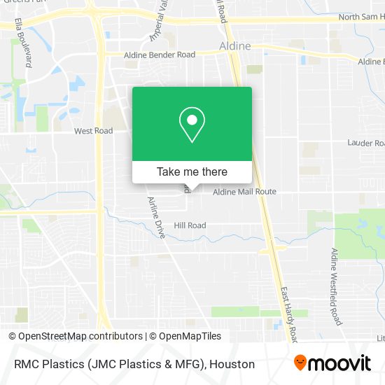 Mapa de RMC Plastics (JMC Plastics & MFG)