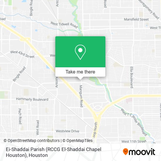 Ei-Shaddai Parish (RCCG El-Shaddai Chapel Houston) map