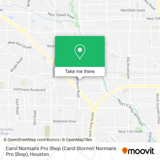 Mapa de Carol Norman's Pro Shop