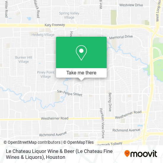 Mapa de Le Chateau Liquor Wine & Beer (Le Chateau Fine Wines & Liquors)