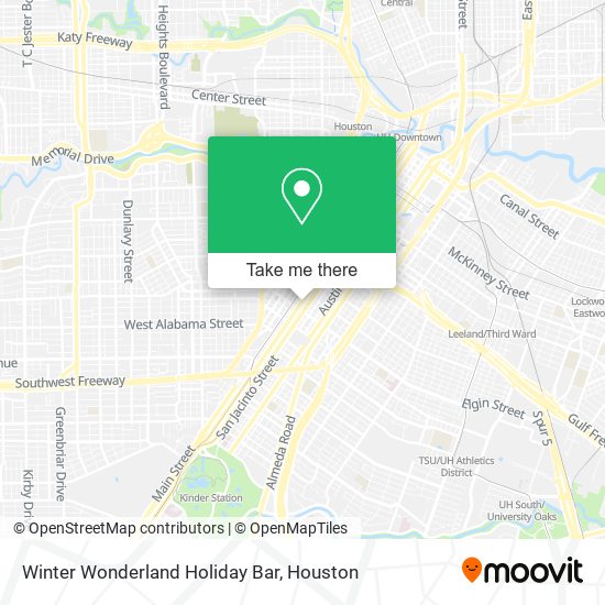 Winter Wonderland Holiday Bar map