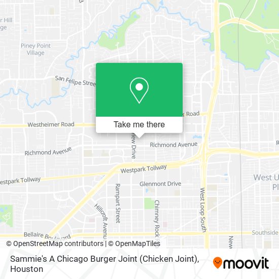 Sammie's A Chicago Burger Joint (Chicken Joint) map