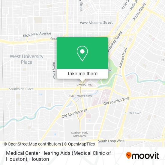 Medical Center Hearing Aids (Medical Clinic of Houston) map