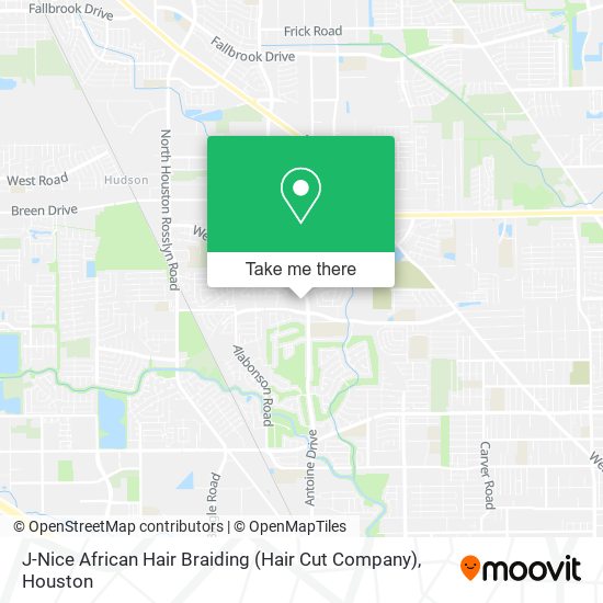 Mapa de J-Nice African Hair Braiding (Hair Cut Company)