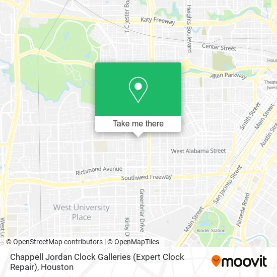 Chappell Jordan Clock Galleries (Expert Clock Repair) map