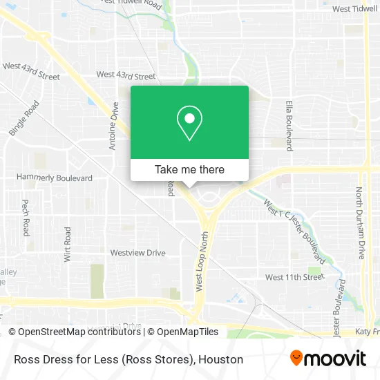 Mapa de Ross Dress for Less (Ross Stores)