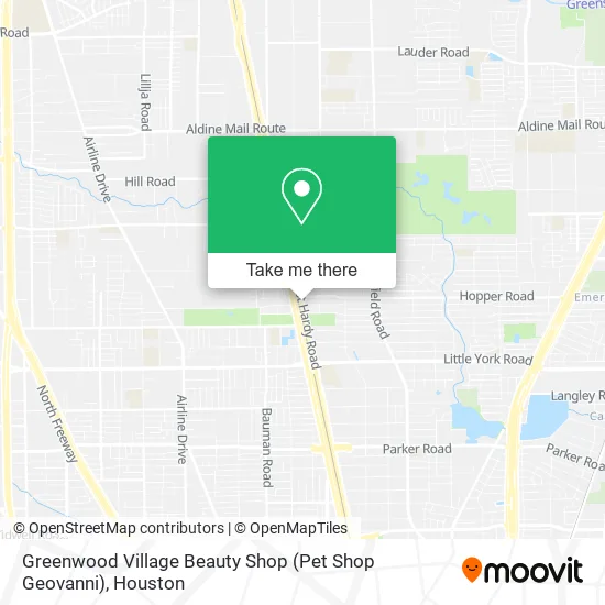 Greenwood Village Beauty Shop (Pet Shop Geovanni) map
