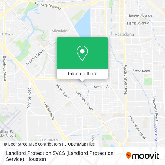 Mapa de Landlord Protection SVCS (Landlord Protection Service)