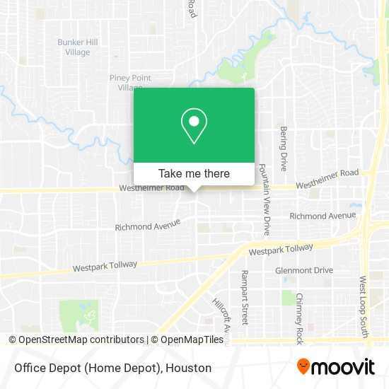 Office Depot (Home Depot) map