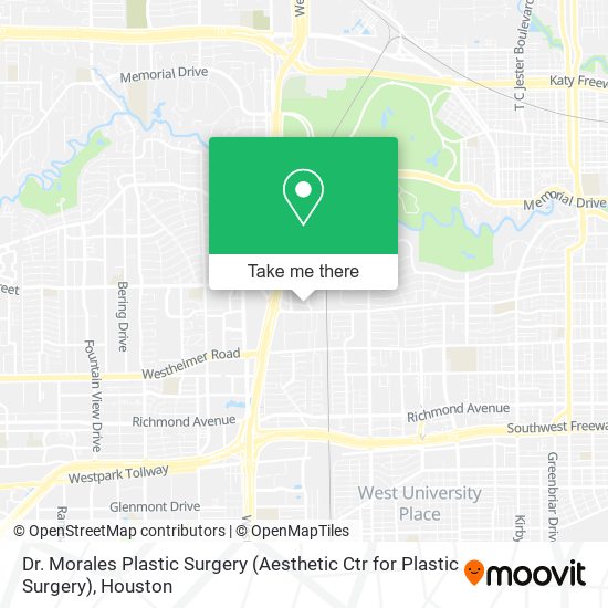 Dr. Morales Plastic Surgery (Aesthetic Ctr for Plastic Surgery) map