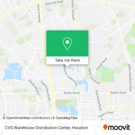 CVS Warehouse Distribution Center map