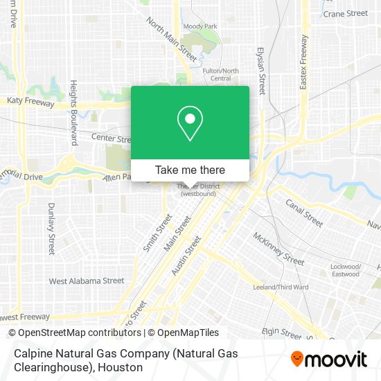 Calpine Natural Gas Company (Natural Gas Clearinghouse) map