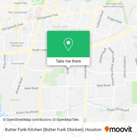 Butter Funk Kitchen (Butter Funk Chicken) map