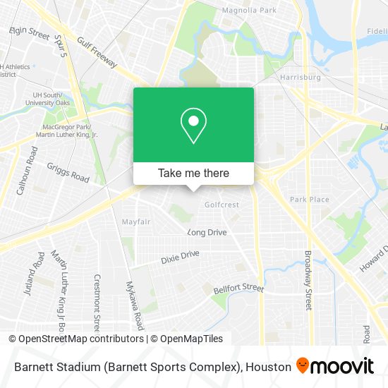 Barnett Stadium (Barnett Sports Complex) map