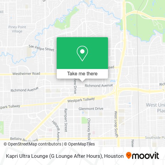 Kapri Ultra Lounge (G Lounge After Hours) map