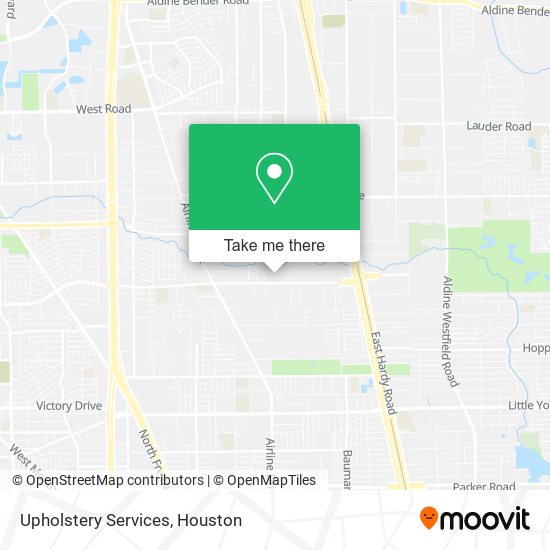Upholstery Services map