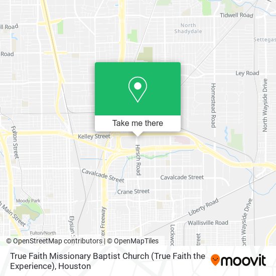 Mapa de True Faith Missionary Baptist Church (True Faith the Experience)