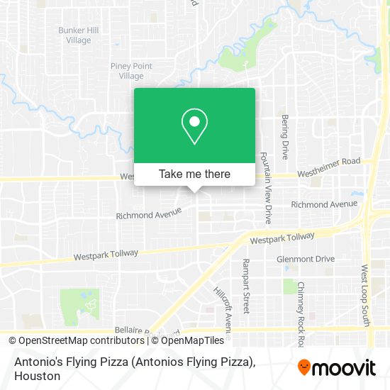 Mapa de Antonio's Flying Pizza (Antonios Flying Pizza)