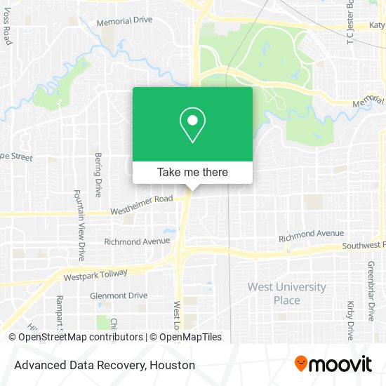 Advanced Data Recovery map