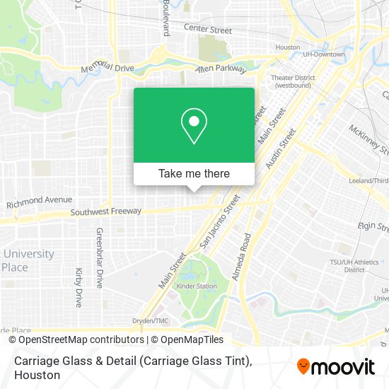 Carriage Glass & Detail (Carriage Glass Tint) map