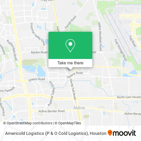 Americold Logistics (P & O Cold Logistics) map