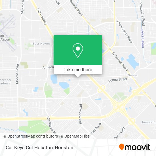 Car Keys Cut Houston map