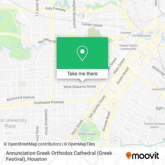 Annunciation Greek Orthodox Cathedral (Greek Festival) map