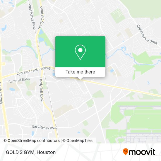 GOLD'S GYM map