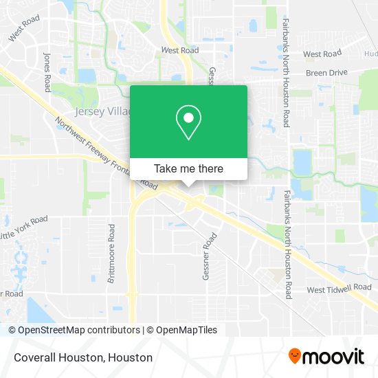 Coverall Houston map