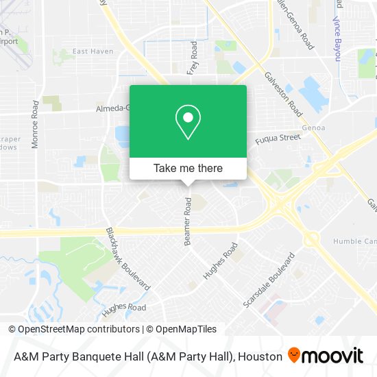 Mapa de A&M Party Banquete Hall