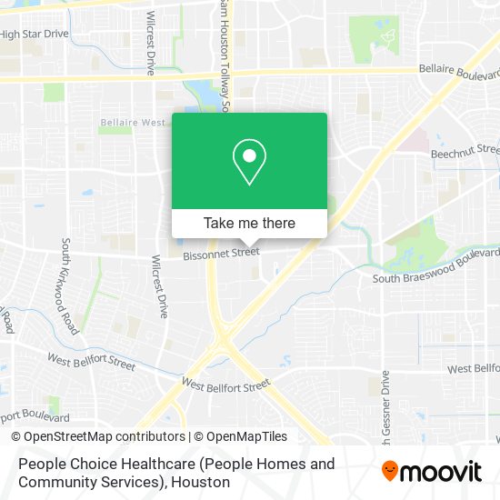 People Choice Healthcare (People Homes and Community Services) map