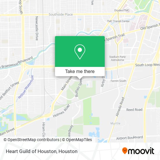 Heart Guild of Houston map