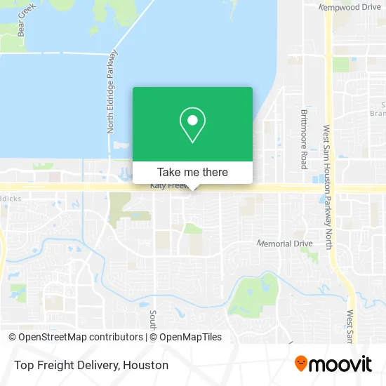 Top Freight Delivery map