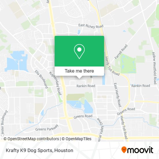 Mapa de Krafty K9 Dog Sports