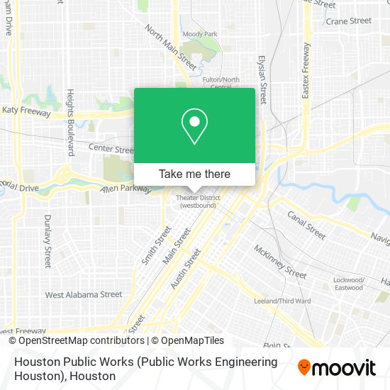 Mapa de Houston Public Works