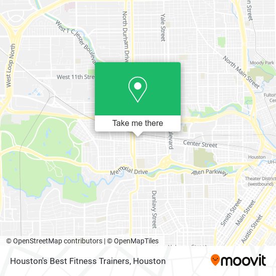 Houston's Best Fitness Trainers map