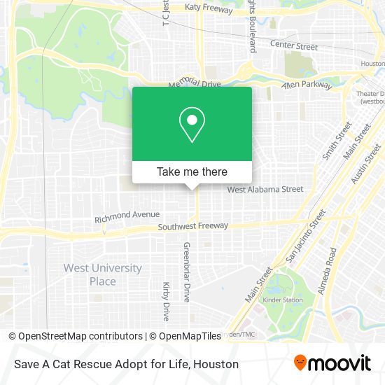 Save A Cat Rescue Adopt for Life map