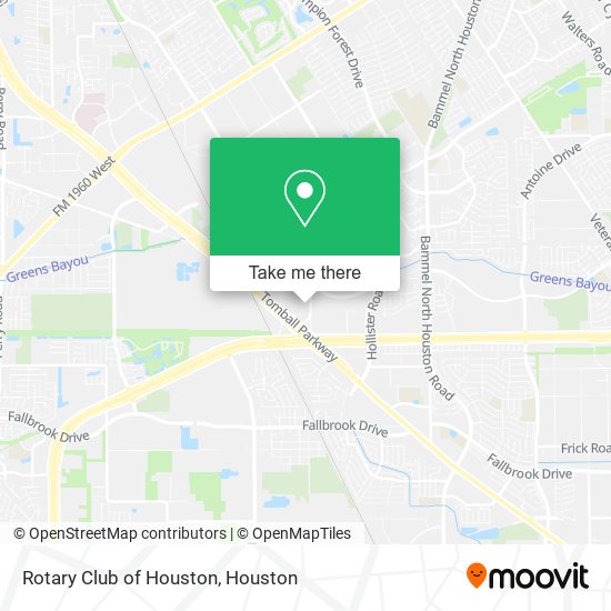 Rotary Club of Houston map