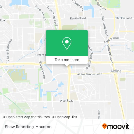 Shaw Reporting map