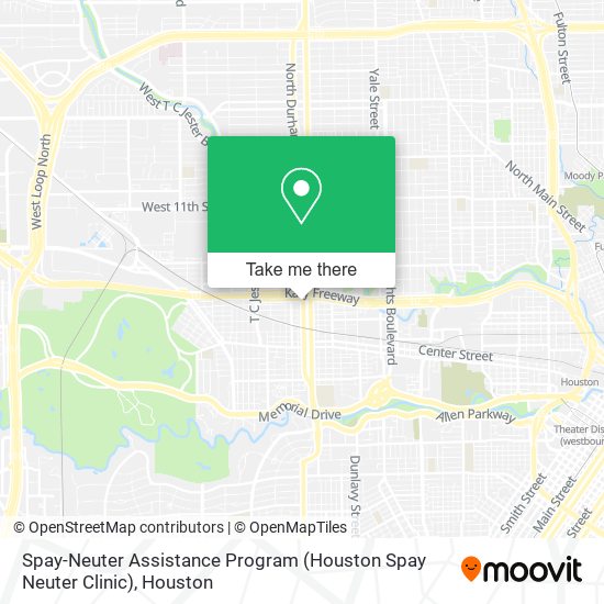 Spay-Neuter Assistance Program (Houston Spay Neuter Clinic) map