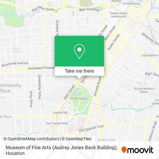 Museum of Fine Arts (Audrey Jones Beck Building) map