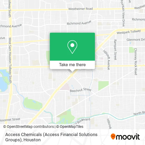 Access Chemicals (Access Financial Solutions Groups) map