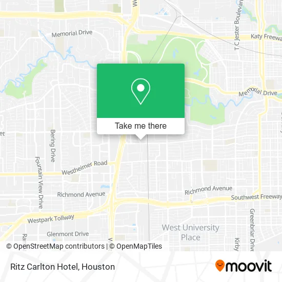 Ritz Carlton Hotel map