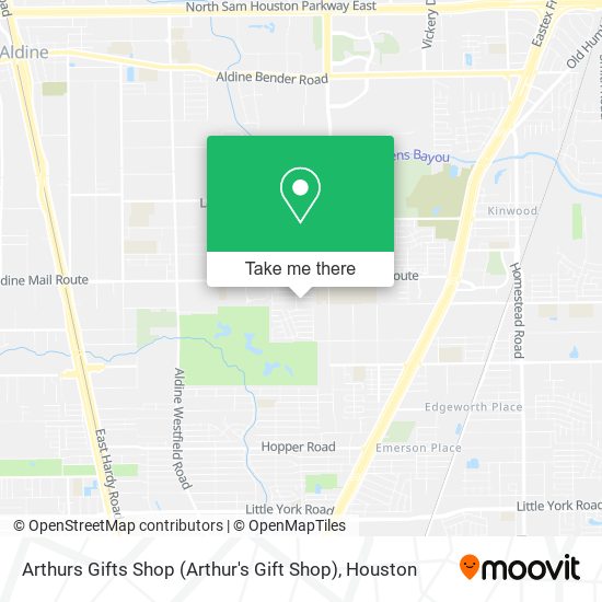 Mapa de Arthurs Gifts Shop (Arthur's Gift Shop)