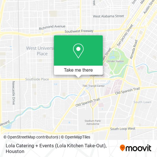 Mapa de Lola Catering + Events (Lola Kitchen Take-Out)