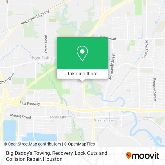 Big Daddy's Towing, Recovery, Lock Outs and Collision Repair map