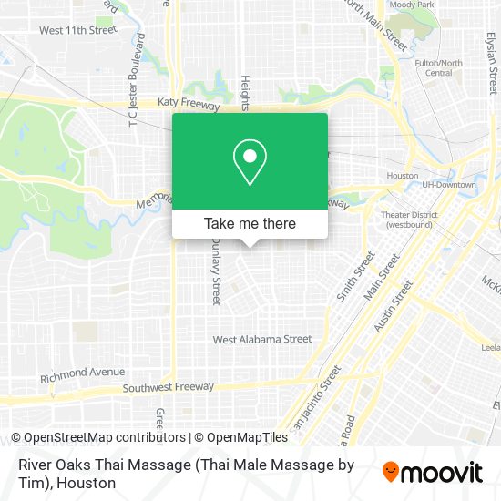 Mapa de River Oaks Thai Massage (Thai Male Massage by Tim)