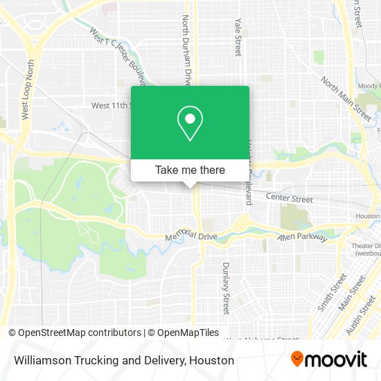Williamson Trucking and Delivery map