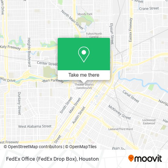 Mapa de FedEx Office (FedEx Drop Box)